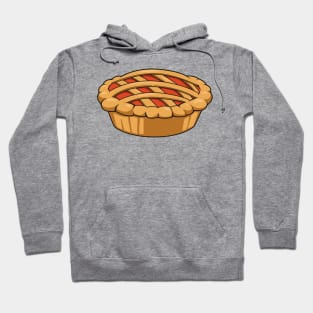 Pie cartoon illustration Hoodie